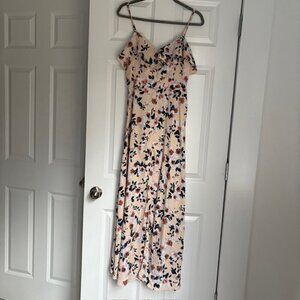 Band of Gypsies Blush Floral Maxi Dress
